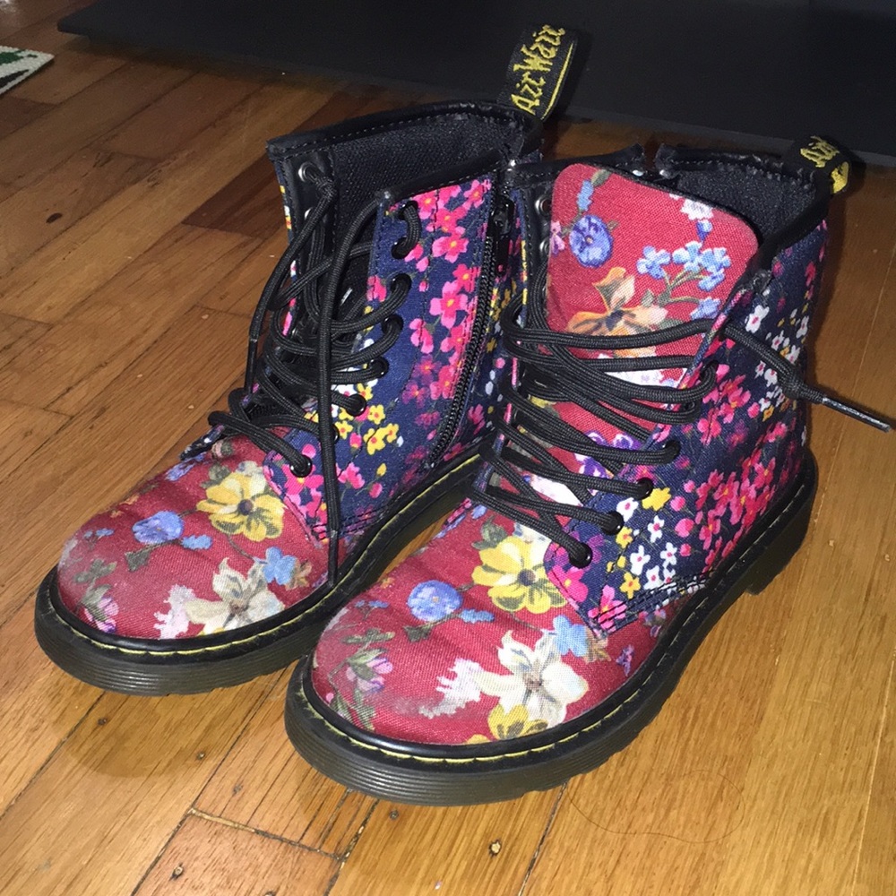 Floral Doc Martens size 2